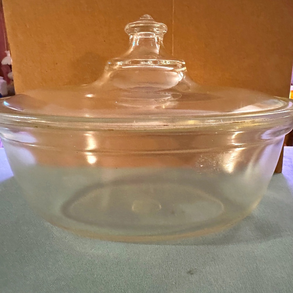 Vintage Lidded Fire King Casserole